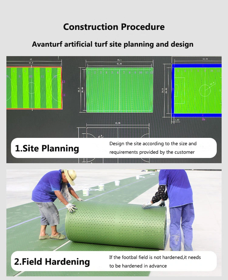 Landscape Grass Carpet 100% Eco-Friendly High UV Resistance Turf Artificial Grass Lawn for Outdoor Garden
