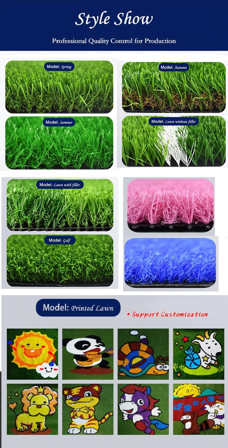 Wholesale Custom Artificial Grass Carpet Lawn Football Synthetic Grass Fake Grass Turf