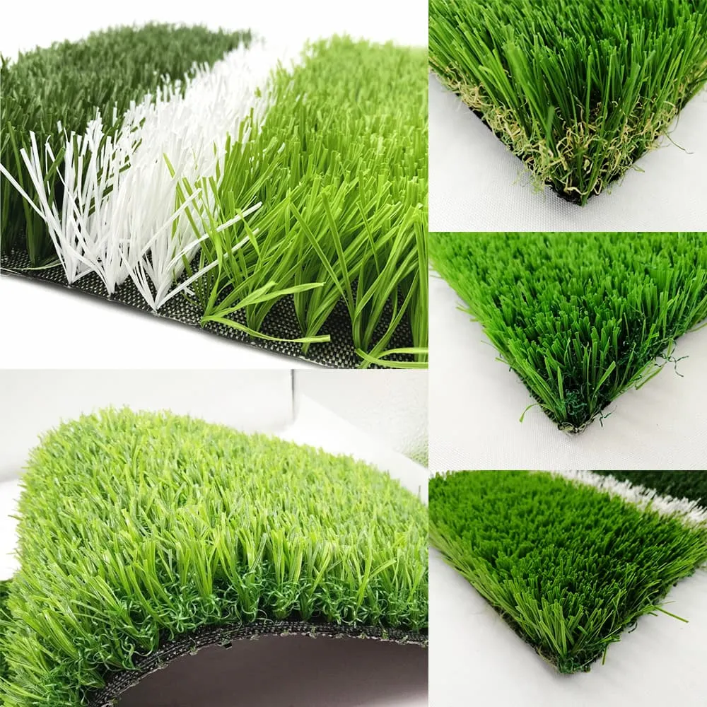 Lead Free Synthetic Grass Artificial Turf Football Grass Landscaping Beautiful Green Springy Lawn Carpet Soccer Leisure Area Courtyard Grass