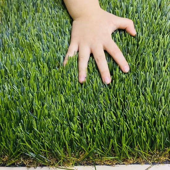 25mm Chinese Factory Decorative Landscape Fake Garden Synthetic Artificial Grass
