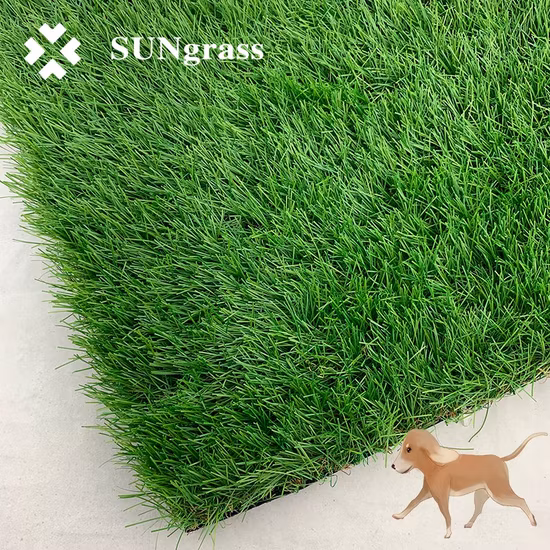 Senyue Artificial Turf 20mm Pile Height 140 Stitches Four Colors Synthetic Grass for Landscape, Leisure, Pet